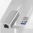 thumbnail image 3 of Adaptador LAN Con Cable Ethernet Tipo C A RJ45 10/100/1000 Mbps (USB Plateado 100 M), 3 of 8