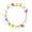mixed color floral, variant on Milageto Floral Headband Bridal Bridesmaid Boho Headpiece for Beach Wedding and Festivals mixed color floral