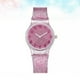 thumbnail image 5 of EeaseMX Reloj de moda para niños, reloj de pulsera colorido y brillante, reloj de cuarzo creativo, decoración de muñeca rosa, 5 of 7