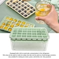 thumbnail image 4 of Ice Tray  Box, Press PET Silicone Ice  Tray Bin Soft Great Sealed  For Kitchen, 4 of 8