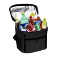 thumbnail image 3 of Bolsa aislante para bolsa de hielo, tela Oxford fuerte, refrigeración, protección contra el calor, caja Bento de viaje, bolso de mano, 27cm x 17cm x 24cm, 3 of 6
