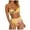 Yellow, variant on VerPetridure Bathing Suit for Women 2 Piece Bikini Women Solid Color Padded Push Up Swimsuit Swimwear Beachwear Swimwear Bikini Set
