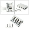 GA1007 Metal 4 String Bass Bridge Vintage Style Bridge for Jazz Bass