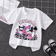 thumbnail image 2 of Ropa para niños Kuromi, linda camiseta de algodón para niña, camisetas blancas de dibujos animados para niño, camisetas de verano para bebé, lindas camisetas estampadas, regalo de disfraz, 2 of 5