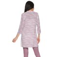 thumbnail image 3 of Moomaya Robes Tuniques Courtes en Poly-Crêpe pour Femmes Kurti Imprimé Mini Tenue d'Été, 3 of 5