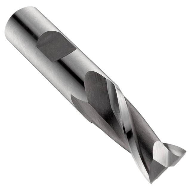 Niagara Cutter SP205 Cobalt Steel Square Nose End Mills, Inch, Weldon Shank, Uncoated (Bright) Finish, Finishing Cut, 35 Degree Helix, For Use With All Materials 3/16 in SP205-0.188-F2-S.3-Z2 1