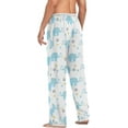thumbnail image 6 of GZHJMY Elephant Men's Pajama Pants, Soft and Comfortable Lounge Sleep Bottoms with Pockets, Men's Sleepwear with Custom Print, X-Large, 6 of 7