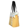 thumbnail image 3 of Kdxio White Ice Cream Women Reusable Grocery Bags Foldable Ripstop,Reusable Shopping Bags for Shopping,Gym,Gift, 3 of 7