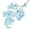 Blue, variant on opvise 1 Bunch Simulation Flower Realistic Non-fading Faux Silk Artificial Cross Cherry Blossom Mothers Day Decoration White