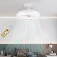 thumbnail image 4 of XGFHYJEH Ceiling Fan with Light, Ceiling Fan & Light Remote Controls, Chandelier Ceiling Fans, Modern Ceiling Fan, Ceiling Fan Clearance, White Flush Ceiling Fan, Smart Ceiling Fan, 4 of 7