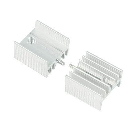 Unique Bargains 16mm x 15mm x 10mm Heatsink 2 Pcs for Voltage Regulator SCR MOSFET