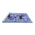 thumbnail image 2 of Ahgly Company Machine Washable Indoor Rectangle Persian Blue Traditional Area Rugs, 2' x 3', 2 of 4