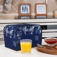 thumbnail image 6 of Kdxio Christmas Blue Print Toaster Cover Bread Machine Cover Fits for Most Standard 2 Slice Toasters,Keep Toaster Free From Dust And Fingerprint Oven Dustproof Cover, 6 of 7