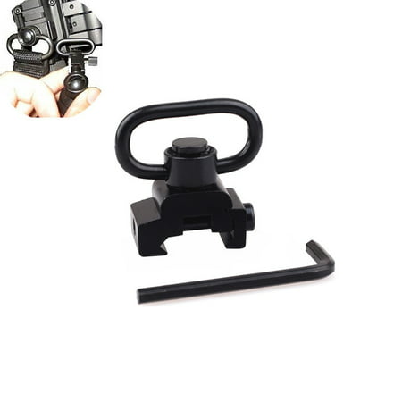 Detachable Quick Release QD Sling Swivel Attachment with Rail Mount For Gun (Best Ar 15 Sling Mount)