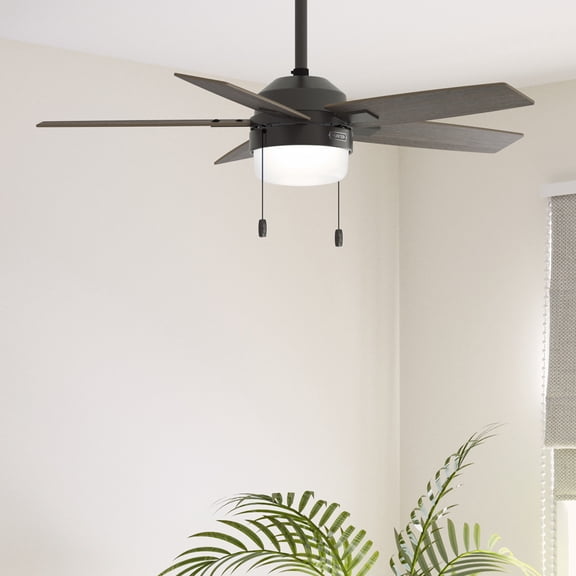 Hunter 44 inch Anisten Noble Bronze Ceiling Fan with LED Light Kit and Pull Chain