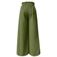 thumbnail image 5 of Women Pants Casual Womens Pants Green Work Pants for Women Loose Sweatpants Women High Waisted Trousers With Pockets Womens Summer Outfits, 5 of 5