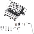 thumbnail image 3 of HUGFEGWE Electric Guitar Bridge System Metal Bridge for Rose Replacement(Silver) U2536-17344, 3 of 9