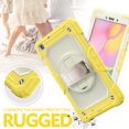 thumbnail image 3 of TECH CIRCLE Bumper Case for Samsung Galaxy Tab A7 (SM-T500) Tablet 10.4" 2020 Version, Shockproof Protective Cute Kids Case with Screen Protector & Hand Strap & Kickstand & Shoulder Strap, Yellow, 3 of 7