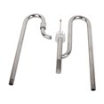 thumbnail image 1 of Aquarium Lily Pipe Kits, 360 Rotation Stainless Steel Inflow and Outflow Pipe Set Water Regulating Metal Lily Pipe Surface Skimmer with 2 Acrylic Holders for Aquarium Planted, 1 of 7