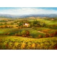 thumbnail image 2 of Hulsey 18x15 Gold Ornate Wood Framed with Double Matting Museum Art Print Titled - Tuscany Estate, 2 of 4