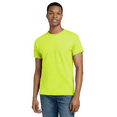 thumbnail image 3 of Gildan Men's Hi Vis Short Sleeve T-Shirt, 9 Pack, Durable Crew Neck Safety Green and Orange Tee, 5XL, 3 of 6