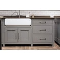 thumbnail image 3 of Utopia Alley 25pcs Brax II Pull Handle - Decorative Cabinet Drop Pull Handles for Cabinets and Drawers - Vintage Cabinet Hardware with Hand Finished Brushed Nickel - 6.3" Center to Center, 3 of 9