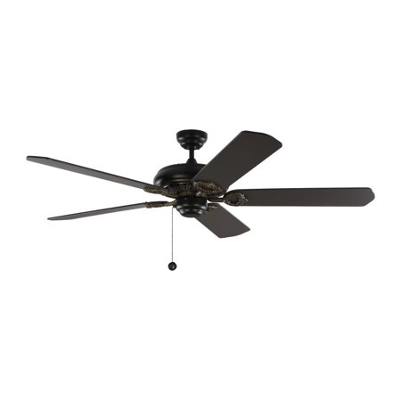 60 Matte - Monte Carlo - 5YK60BK - 60``Ceiling Fan - York 60 - Matte Black-1pack