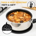 thumbnail image 4 of CAKETIME Silicone Trivet Mats - Hot Pot Holders, Drying Mat, Hot Pads Robust Non Slip Coasters Heat Resistant Mats, 4 of 6