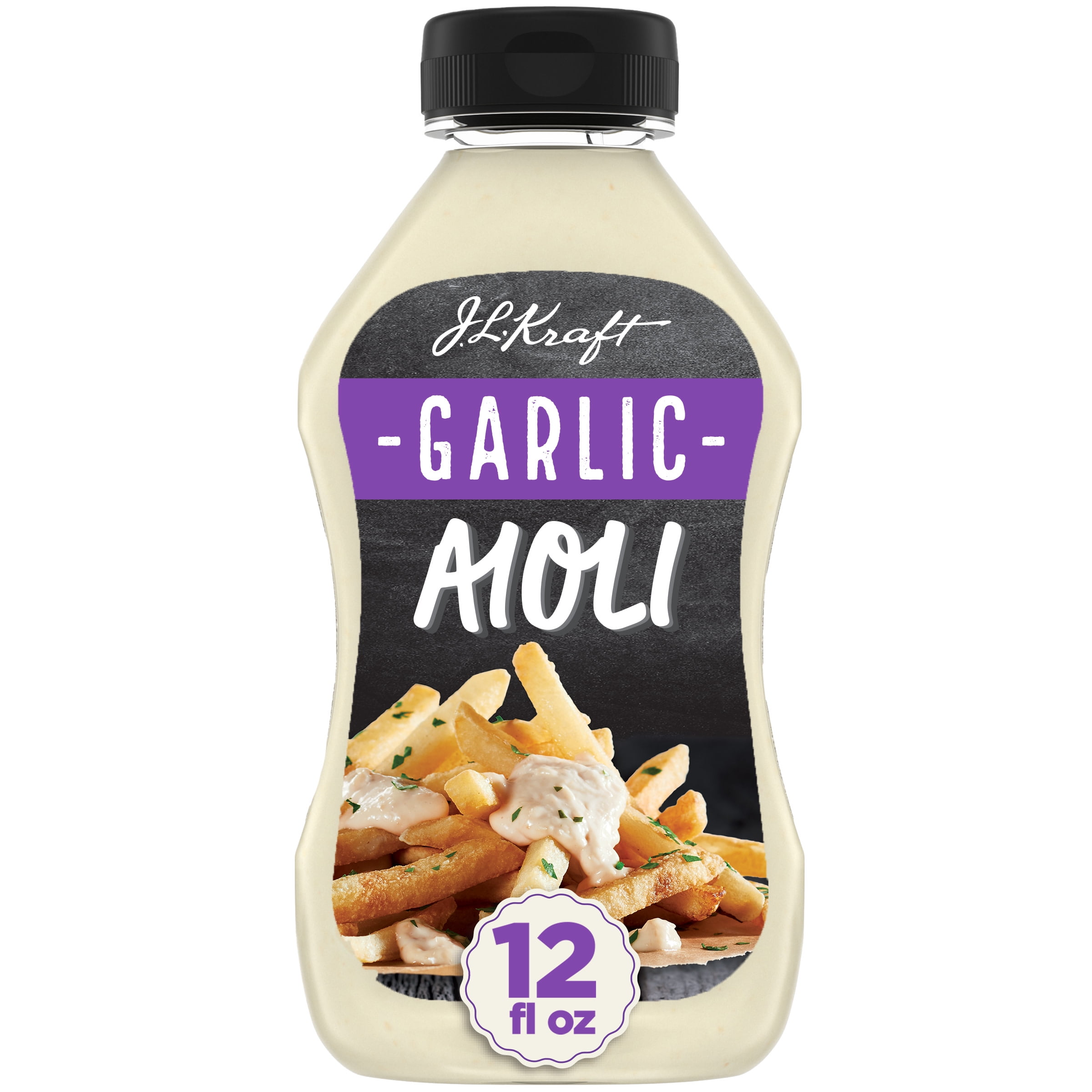 J.L. Kraft Aioli, Garlic - 12 fl oz