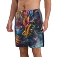 thumbnail image 2 of Pofeuu Vibrant Rooster Painting Prin Men's Swim Trunks Quick Dry Bathing Suit Swimming Board Shorts Mesh Lining Beach Swimwear-X-Large, 2 of 6