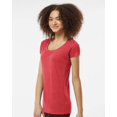 thumbnail image 2 of Tultex Women's Poly-Rich Scoop Neck T-Shirt, 2 of 5