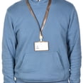 thumbnail image 7 of Uxcell 9.2x6.5cm Horizontal Aluminum Badge Holder with Metal Hook Lanyard Gold Tone, 7 of 7