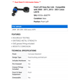 thumbnail image 2 of Front Left Sway Bar Link - Compatible with 2008 - 2011, 2013 - 2021 LX570 2009 2010 2014 2015 2016 2017 2018 2019 2020, 2 of 2