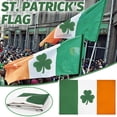 thumbnail image 2 of Bandera irlandesa del día de San Patricio al aire libre resistente a la decoloración decoración del hogar del jardín, 2 of 5