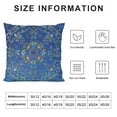 thumbnail image 5 of Shiartex Indian -  Decorative Sofa Throw Pillow Cushion Cover Boho Bohemia (Turquoise) White, 5 of 5