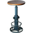 thumbnail image 5 of Topower  Bar Table 38.58-48.43" Adjustable Pub Table Kitchen Dining Coffee Bistro Table Antique Blue, 5 of 8