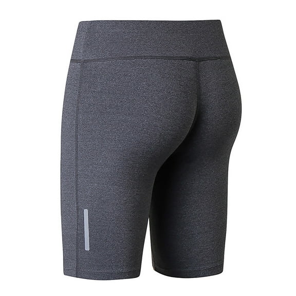 QLEICOM Womens Athletic Shorts, Plus Size Shorts, Yoga Pants Carry Sports To Lift Buttocks Trousers Workout Running Legging Yoga Shorts, Running Shorts, Comfy Beach Shorts, Cycling Shorts Gray M