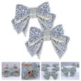 thumbnail image 4 of Miangastore 2 Pcs Charms Chaussures Strass Charms Nœud Décorations de Chaussures pour Femmes, 4 of 8