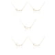 thumbnail image 3 of Qarigey Ins Zodiac Necklace Colgante de diamantes de imitación para Lover Festival Gifts Cancer gold cáncer de oro 5piezas, 3 of 6