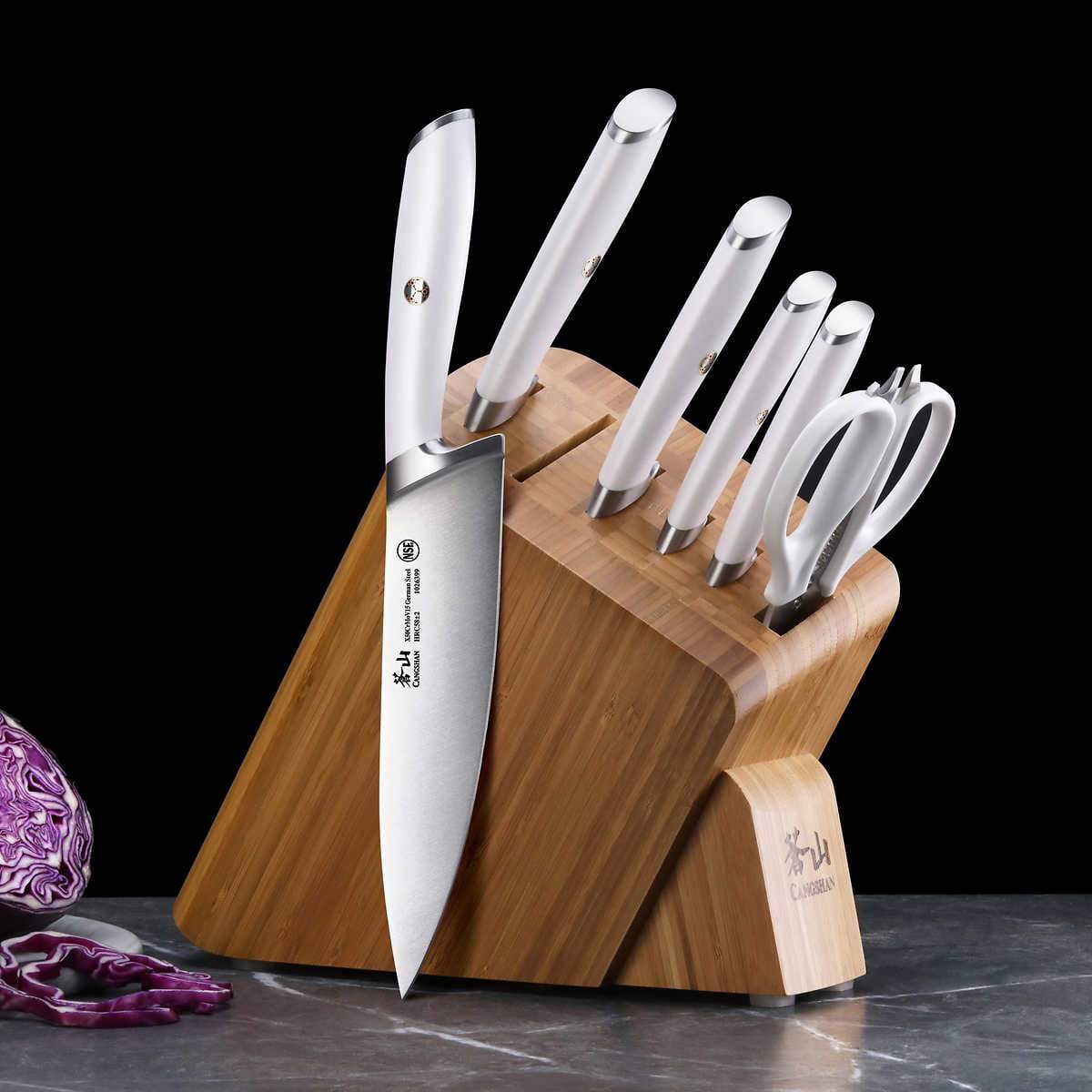 Cangshan L1 Series 7-piece German Steel Forged Knife Set 