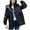 Black, variant on SuDongPo Women's Warm Coat Solid Color Long Sleeve Hooded Neck Zip Up Waterproof Padded Quilted Coat Casual Loose Outerwear Ladies Jackets Fall Winter
