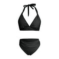 thumbnail image 4 of KONDYS Women Two Piece Bathing Suits Push Up Bikini Set Swimsuit Vintage Swimwear Stylish Breathable Women's Swimwear, 4 of 5