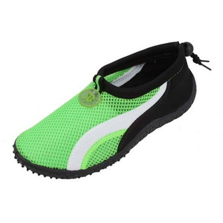 

New StarBay Brand Women s Green Athletic Water Shoes Aqua Socks Size 8