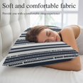 thumbnail image 5 of Navy Blue Geometric Pillow Covers 12"x20", Modern Stripes Art Farmhouse Soft Brushed Microfiber Breathable Throw Pillow Covers, Decorative Pillowcase with Zipper for Couch Sofa Bedroom Living Room, 5 of 9