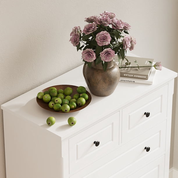 6 drawer dresser white tall IKEA VIHALS 6-drawer dresser, white/anchor/unlock function, 27 1/2x18 1/2x47 1/4 The frame is easy to assemble thanks to the clever construction with wedge dowels that are easily pressed into the pre Winston Porter 51.6" White Freestanding
