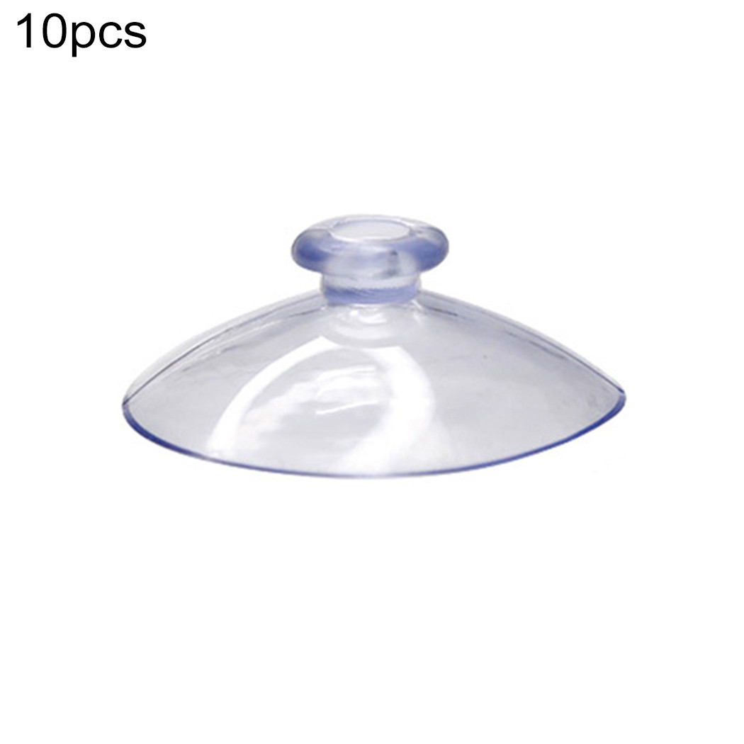 QIFEI 20Pcs Mini Suction Cups Clear Without Hooks Without Holes, PVC  Plastic Sucker Pads for Festival Decoration Wall Glass Home Car 25mm