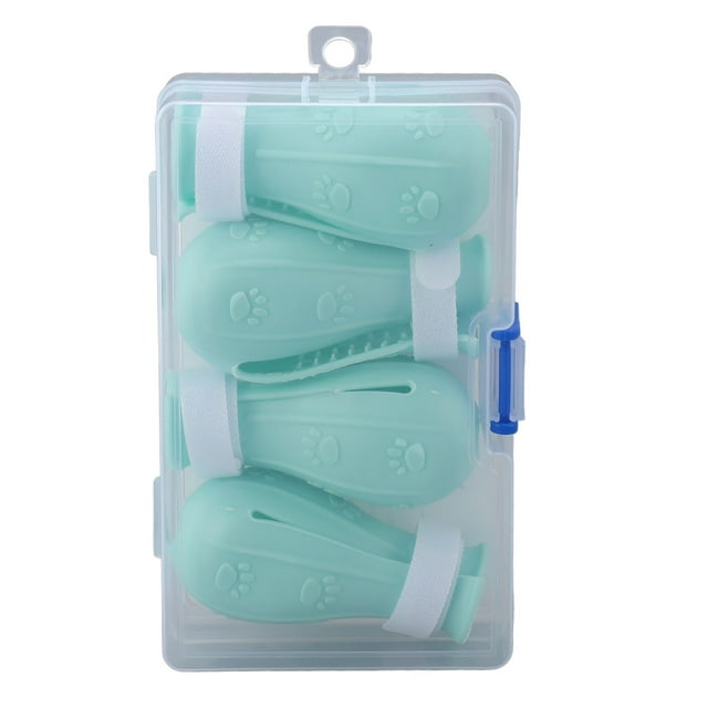 4Pcs Cat Boots, Anti Slip And Scratch Proof Multifunctional Cat Shower Foot Cover For Family Pet Cat Bathing And Nail Cutting