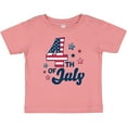 thumbnail image 3 of Inktastic 4th of July with Striped Stars Boys or Girls Baby T-Shirt, 3 of 5