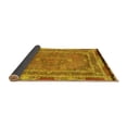 thumbnail image 2 of Ahgly Company Indoor Rectangle Persian Yellow Traditional Area Rugs, 2' x 5', 2 of 4