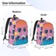 thumbnail image 2 of Balery Beach with Palm Trees Mochila Clásica Impresa Básica para Viaje, Mochila Escolar Resistente al Agua, Mochila de Lona con Correas Ajustables-Small, 2 of 5